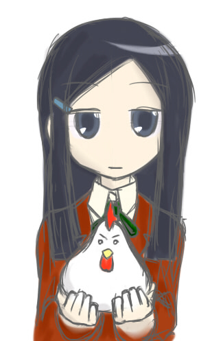 おにわとりさま。